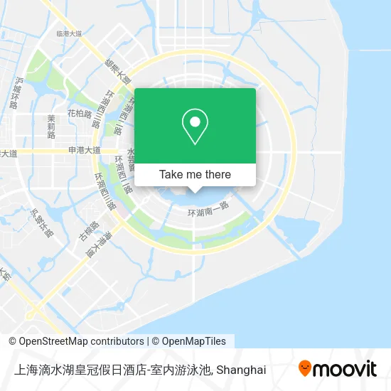 上海滴水湖皇冠假日酒店-室内游泳池 map