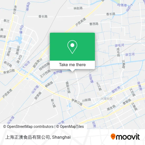 上海正澳食品有限公司 map