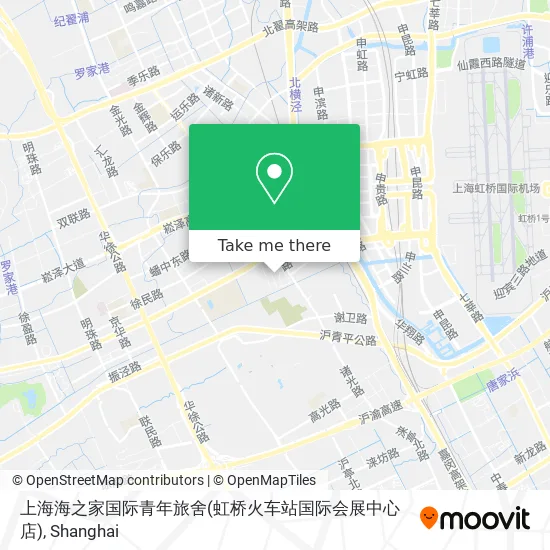 上海海之家国际青年旅舍(虹桥火车站国际会展中心店) map