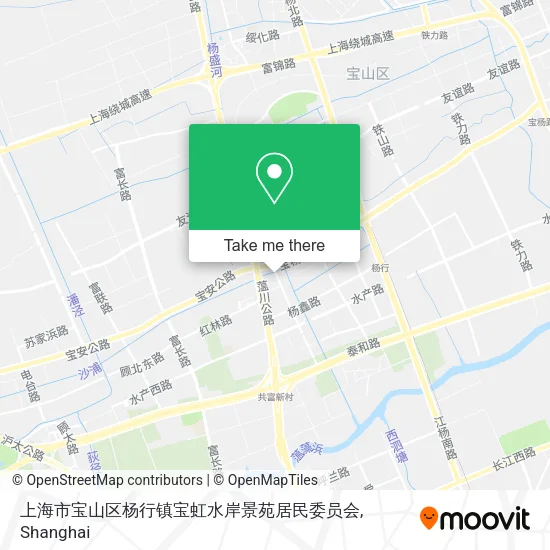 上海市宝山区杨行镇宝虹水岸景苑居民委员会 map