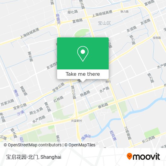 宝启花园-北门 map