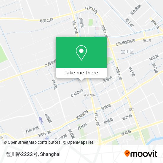 蕴川路2222号 map