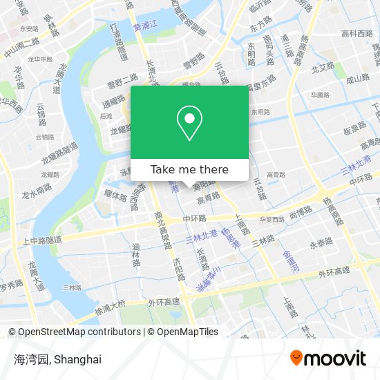 海湾园 map