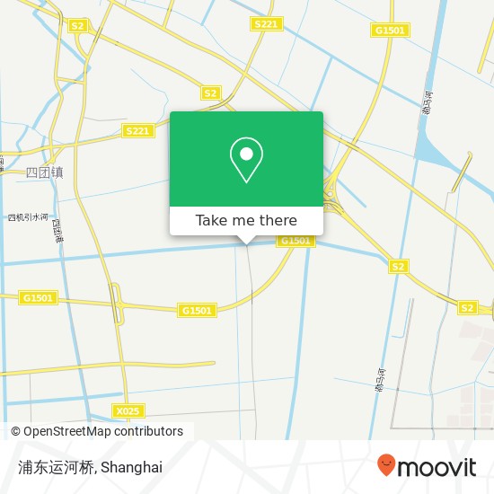 浦东运河桥 map