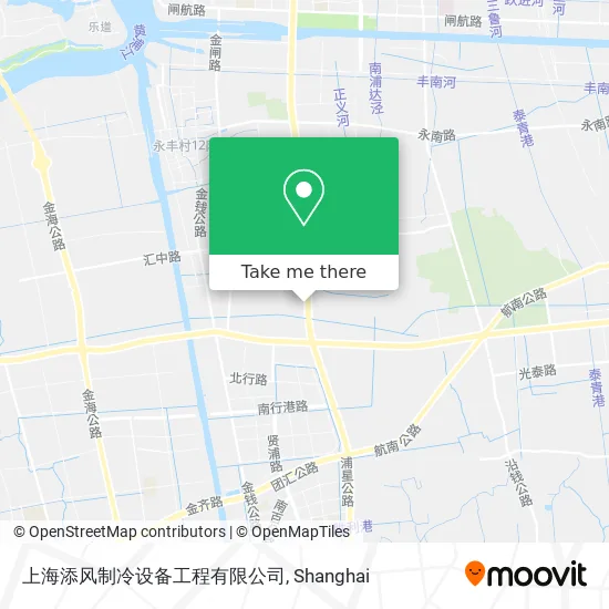 上海添风制冷设备工程有限公司 map