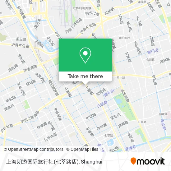 上海朗游国际旅行社(七莘路店) map