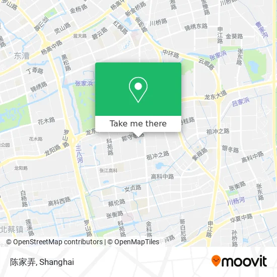 陈家弄 map