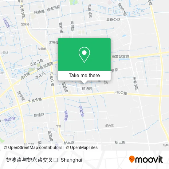 鹤波路与鹤永路交叉口 map