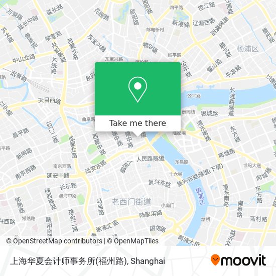 上海华夏会计师事务所(福州路) map