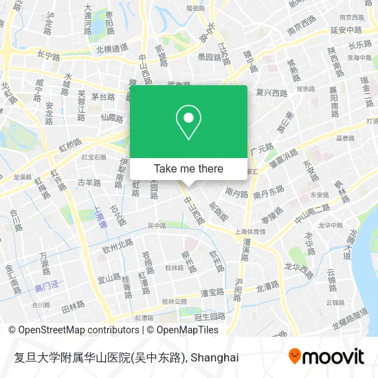 复旦大学附属华山医院(吴中东路) map
