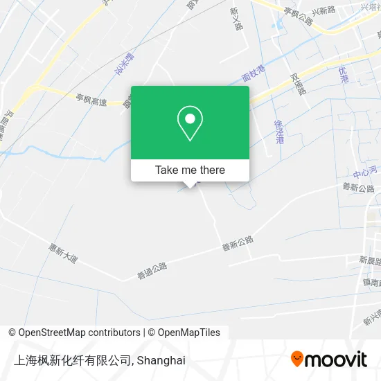 上海枫新化纤有限公司 map