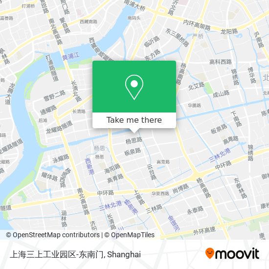 上海三上工业园区-东南门 map