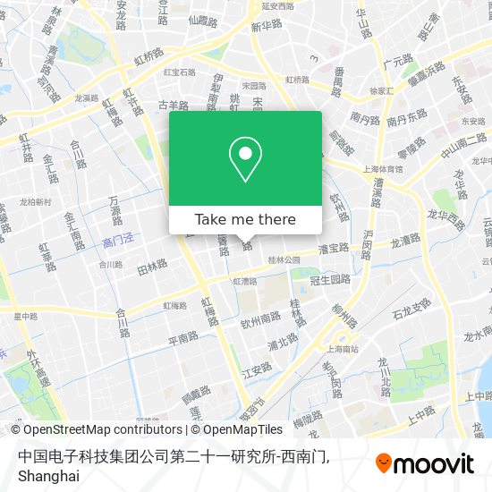 中国电子科技集团公司第二十一研究所-西南门 map