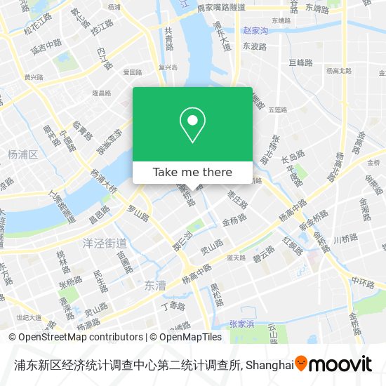 浦东新区经济统计调查中心第二统计调查所 map
