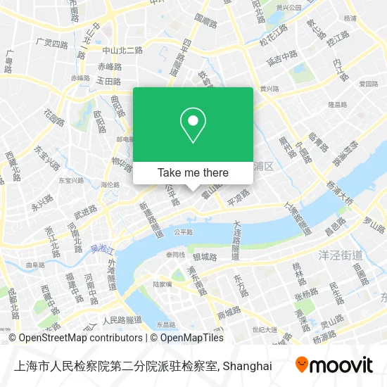 上海市人民检察院第二分院派驻检察室 map
