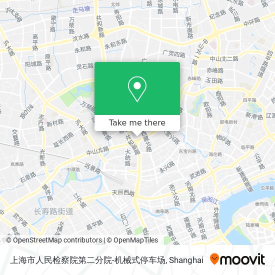 上海市人民检察院第二分院-机械式停车场 map