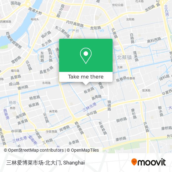 三林爱博菜市场-北大门 map