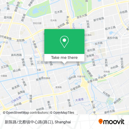 新陈路/北蔡镇中心路(路口) map