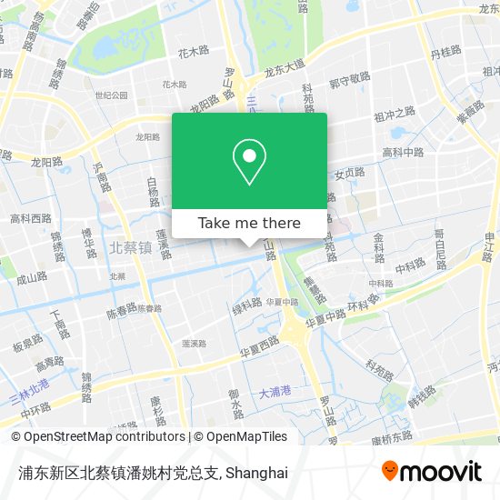 浦东新区北蔡镇潘姚村党总支 map