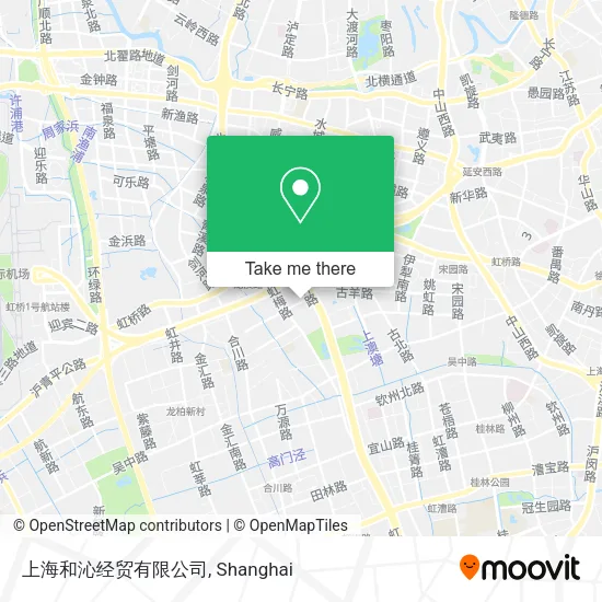 上海和沁经贸有限公司 map