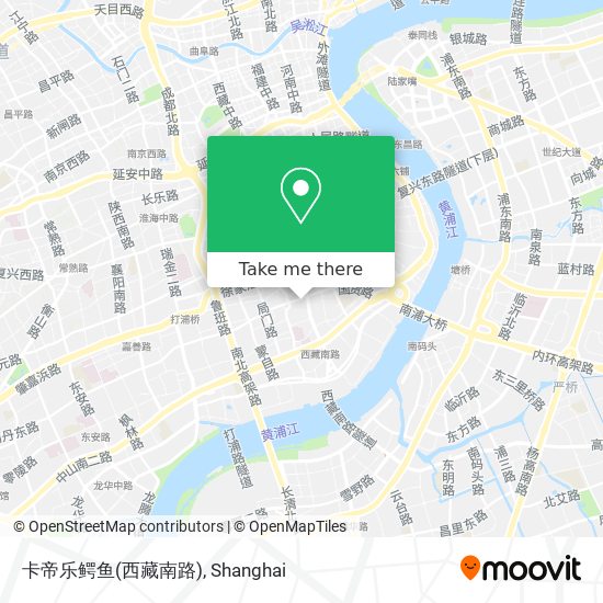 卡帝乐鳄鱼(西藏南路) map