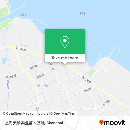 上海天墨实业苗木基地 map