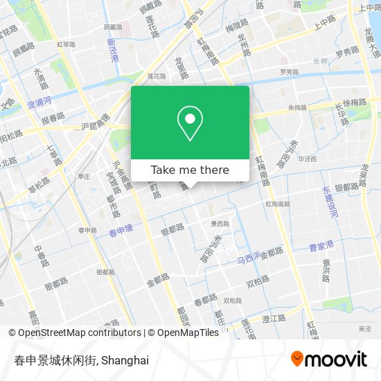 春申景城休闲街 map