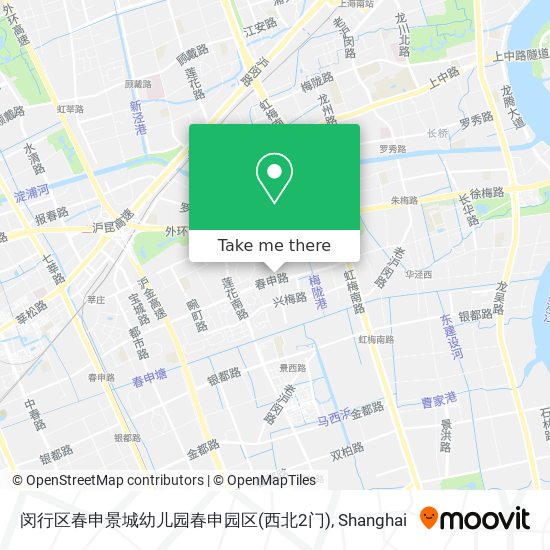 闵行区春申景城幼儿园春申园区(西北2门) map