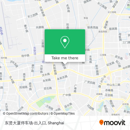 东贤大厦停车场-出入口 map