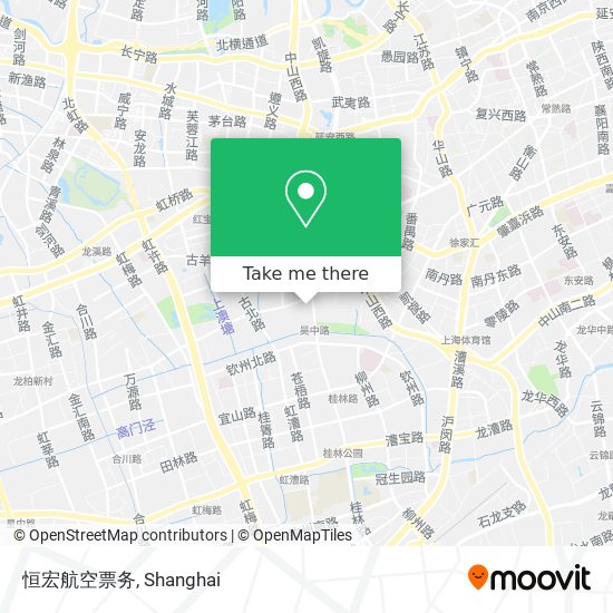 恒宏航空票务 map