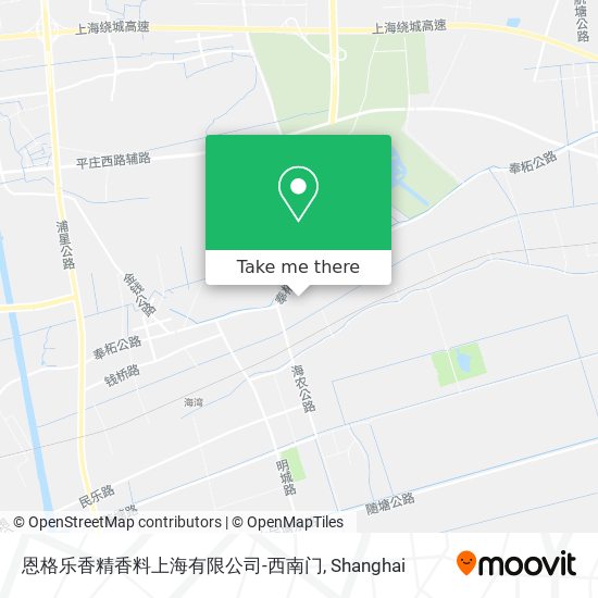 恩格乐香精香料上海有限公司-西南门 map