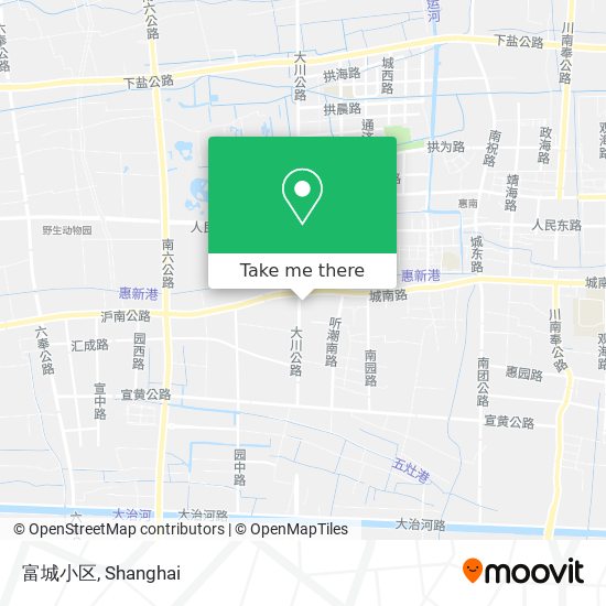 富城小区 map