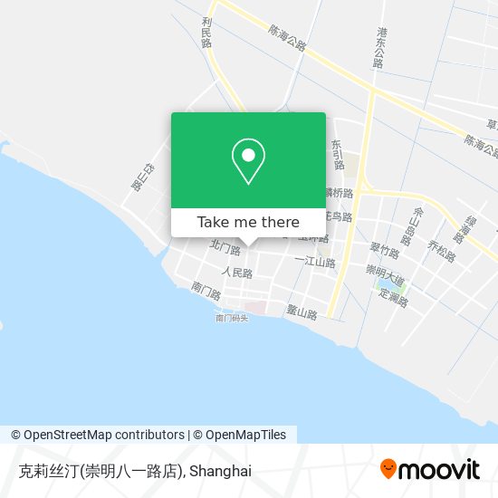 克莉丝汀(崇明八一路店) map