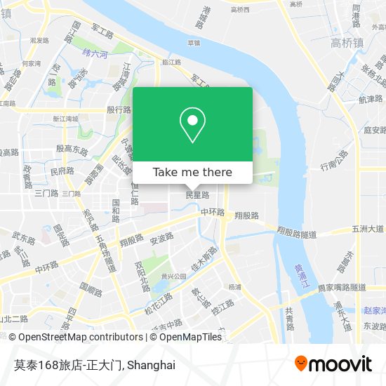 莫泰168旅店-正大门 map