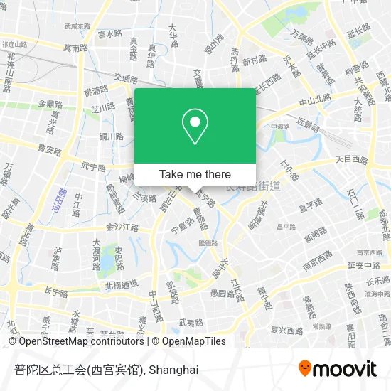 普陀区总工会(西宫宾馆) map