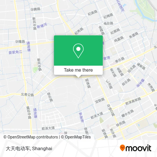 大天电动车 map