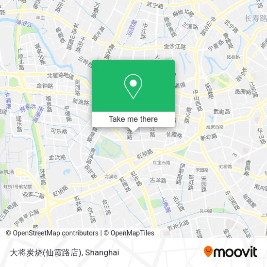 大将炭烧(仙霞路店) map