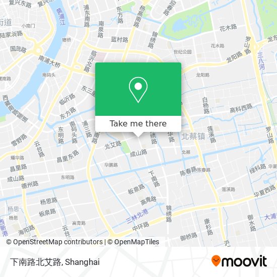 下南路北艾路 map