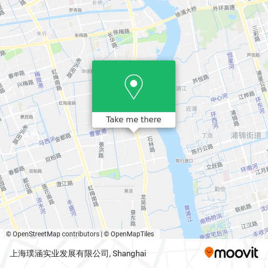 上海璞涵实业发展有限公司 map