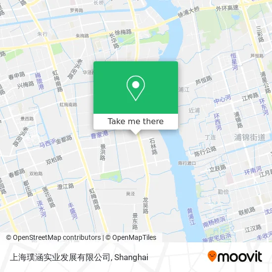 上海璞涵实业发展有限公司 map