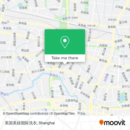 美国美娃国际洗衣 map