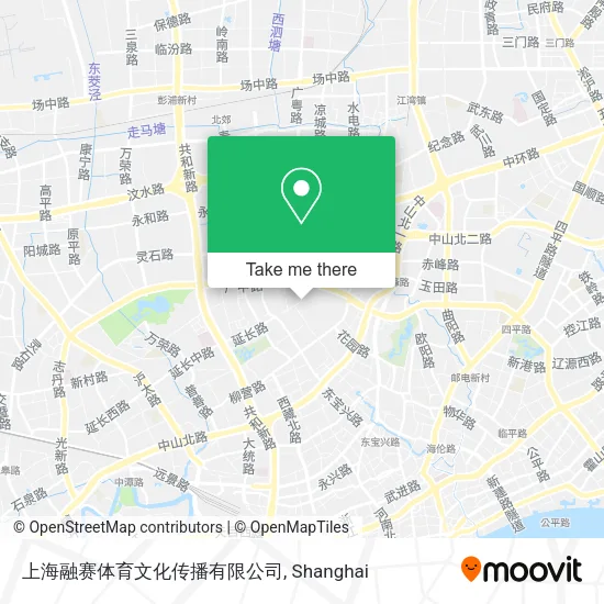 上海融赛体育文化传播有限公司 map