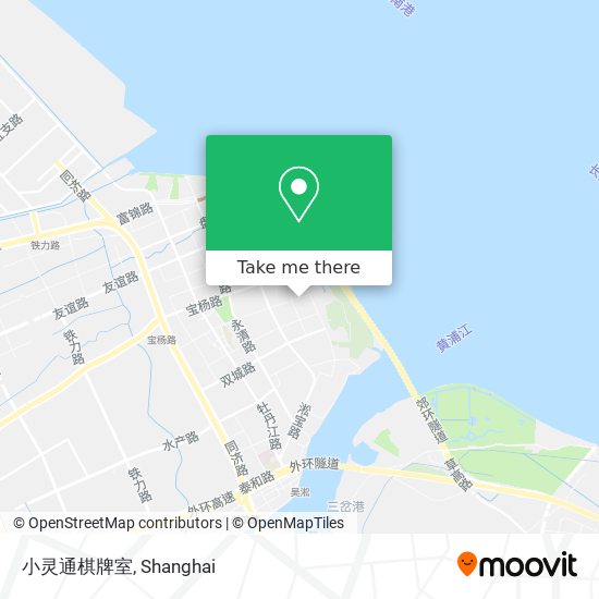 小灵通棋牌室 map