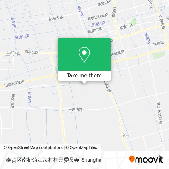 奉贤区南桥镇江海村村民委员会 map