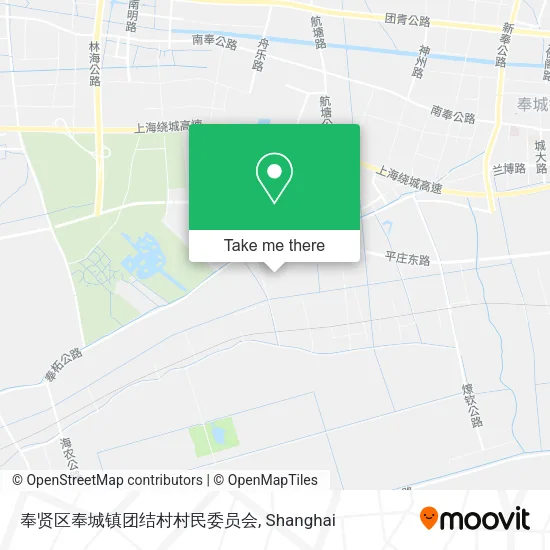 奉贤区奉城镇团结村村民委员会 map