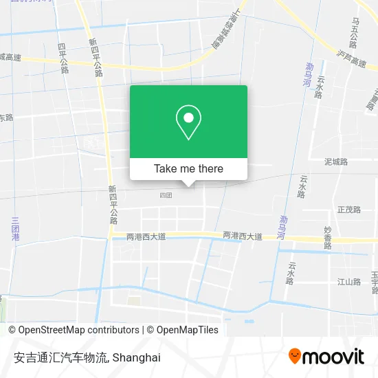 安吉通汇汽车物流 map