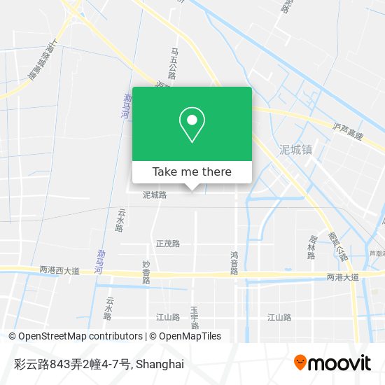 彩云路843弄2幢4-7号 map