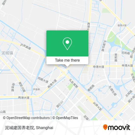泥城建国养老院 map