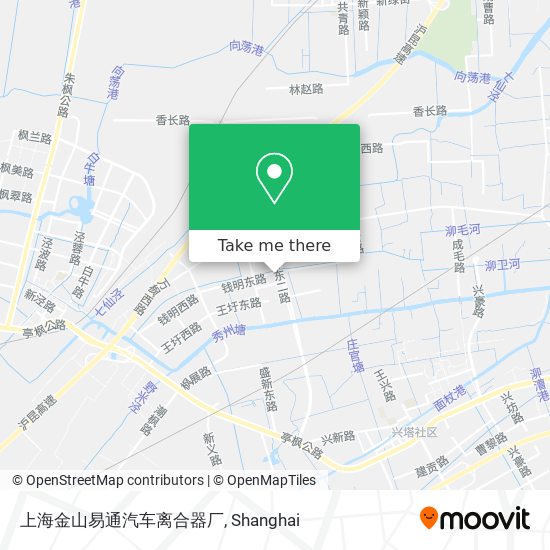 上海金山易通汽车离合器厂 map