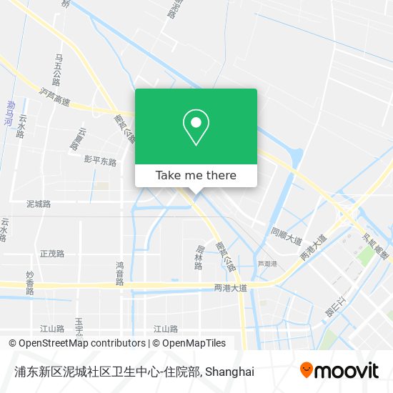 浦东新区泥城社区卫生中心-住院部 map